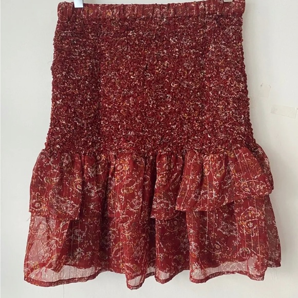 Studio Shirred Mini Chiffon Skirt size 8/10 - Picture 4 of 4